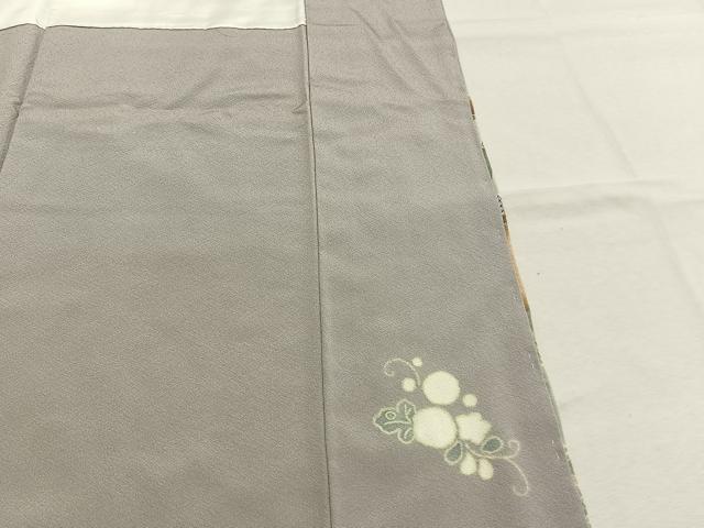平和屋着物●豪華色留袖 絞り 駒刺繍 辻が花 兎 うさぎ 暈し染め 金糸 金彩 正絹 逸品 未使用 AABM8313fy