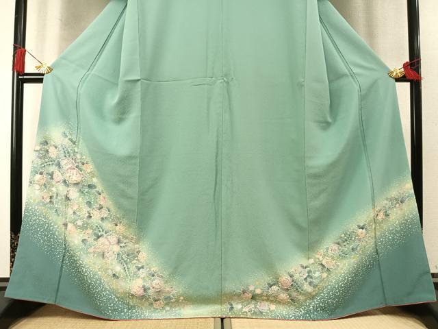 平和屋着物●訪問着 辻が花 絞り 暈し染め 正絹 逸品 AABM8316fy