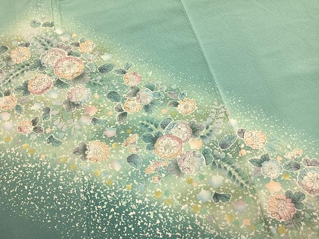 平和屋着物●訪問着 辻が花 絞り 暈し染め 正絹 逸品 AABM8316fy