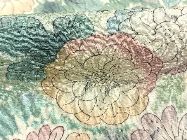 平和屋着物●訪問着 辻が花 絞り 暈し染め 正絹 逸品 AABM8316fy