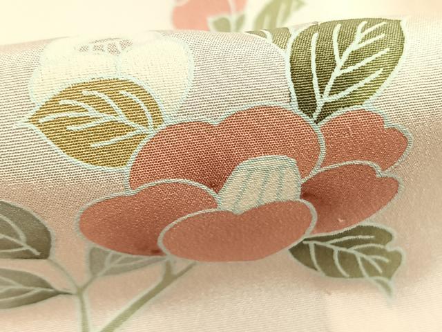 平和屋着物●長襦袢 無双仕立て 枝花文 暈し染め 正絹 逸品 AABM8330fy