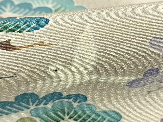 平和屋着物●豪華色留袖 友禅 作家物 飛鳥松文 暈し染め 正絹 逸品 AABM8340fy