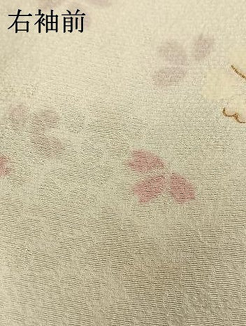 平和屋着物●豪華振袖 草花文 暈し染め 銀通し地 ロング丈 正絹 逸品 AABM8361fy