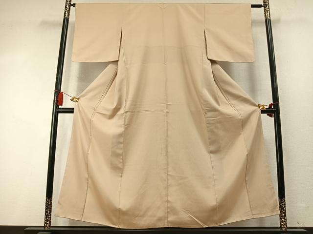 平和屋着物●お召 江戸小紋 角通し 正絹 逸品 未使用 AABM8417fy