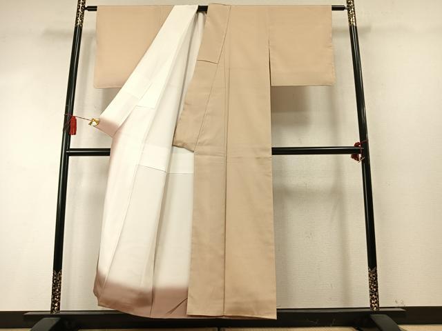 平和屋着物●お召 江戸小紋 角通し 正絹 逸品 未使用 AABM8417fy