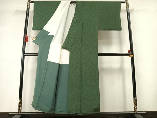 平和屋着物●重要無形文化財 人間国宝 中村勇二郎 江戸小紋 国宝平等院雲中供養菩薩像五十二 正絹 逸品 AABM8424fy