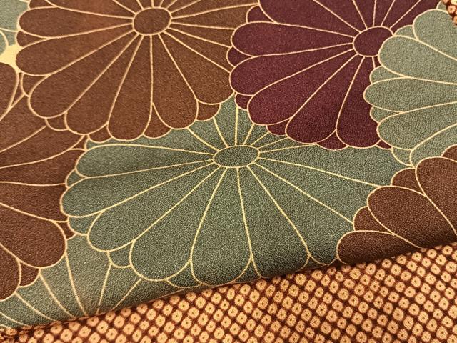 平和屋着物●訪問着 色紙花文 正絹 逸品 AABM8434fy