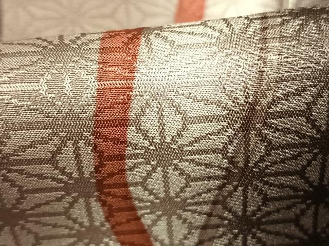 平和屋着物●長襦袢 無双仕立て よろけ縞 暈し染め 正絹 逸品 未使用 AABM8435fy