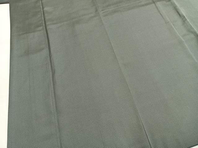 平和屋着物●お召 江戸小紋 角通し 正絹 逸品 AABM8531fy