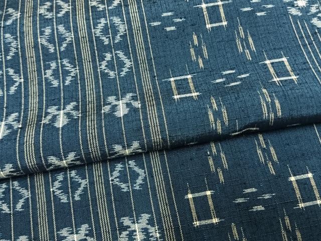 平和屋着物●上質な紬 間道 正絹 逸品 AABM8540fy