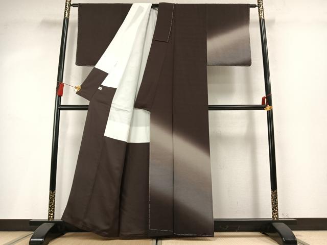 平和屋着物●訪問着 霞文 暈し染め 正絹 逸品 未使用 AABM8569fy