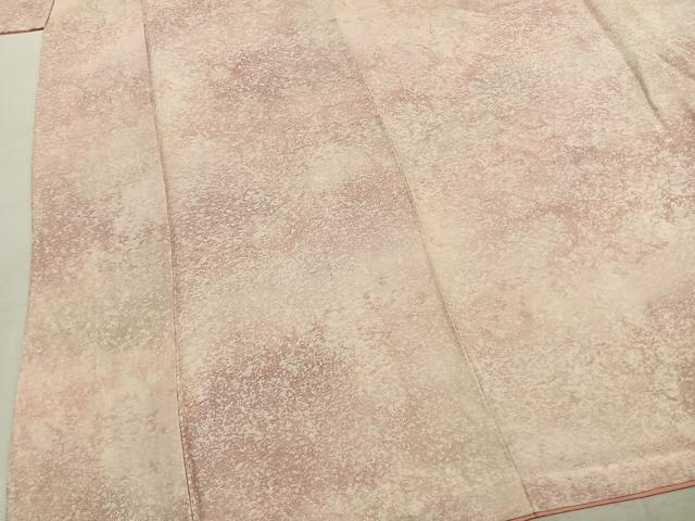 平和屋着物●上質な小紋 霞文 正絹 逸品 未使用 AABM8612fy