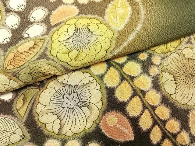 平和屋着物●豪華振袖 絞り 辻が花 暈し染め 正絹 逸品 AABM8629fy