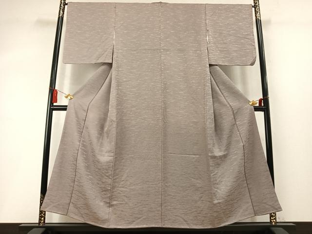 平和屋着物●上質な小紋 霞文 金彩 正絹 逸品 AABM8646fy