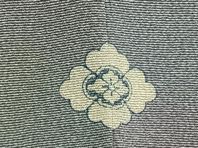 平和屋着物●虹色創家 本郷大田子 小紋 霞文 正絹 逸品 AABM8661fy