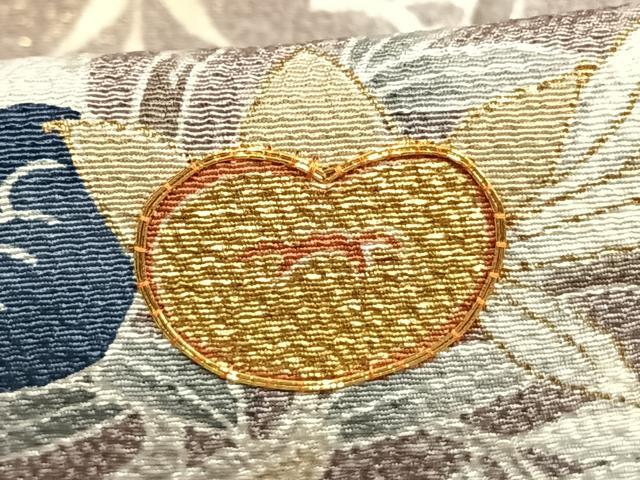 平和屋着物●訪問着 作家物 駒刺繍 草花文 暈し染め 金彩 正絹 逸品 AABM8669fy