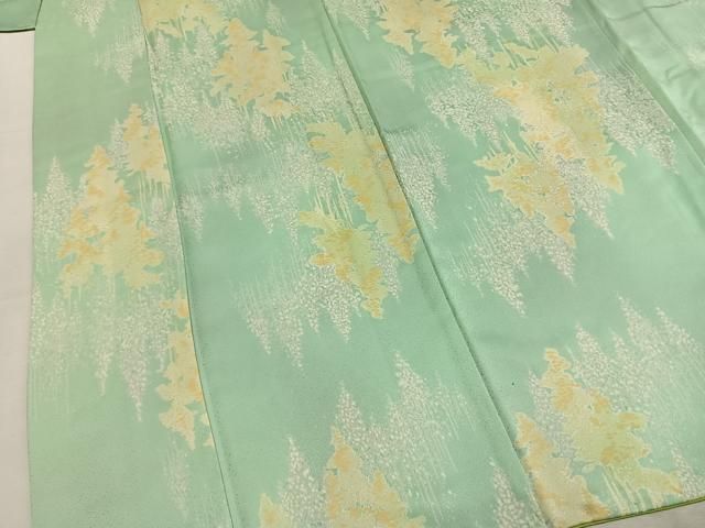 平和屋着物●上質な小紋 作家物 樹林文 正絹 逸品 AABM8673fy