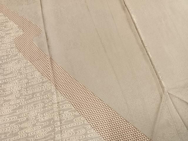 平和屋着物●訪問着 流水文 正絹 逸品 AABM8705fy