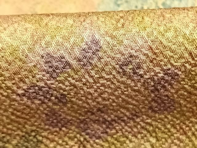 平和屋着物●訪問着 草花文 暈し染め 正絹 逸品 AABM8721fy