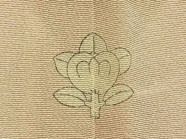 平和屋着物●本加賀友禅作家 東藤岳 訪問着 草花文 正絹 逸品 AABM8724fy