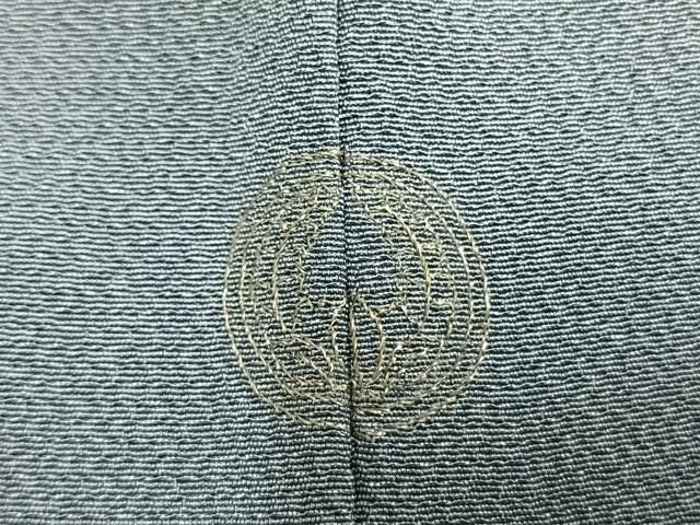 平和屋着物●中国三大刺繍 スワトウ刺繍 汕頭刺繍 相良刺繍 総刺繍 訪問着 吉祥舞蝶花鳥文 暈し染め 金糸 金彩 正絹 逸品 AABM8760fy
