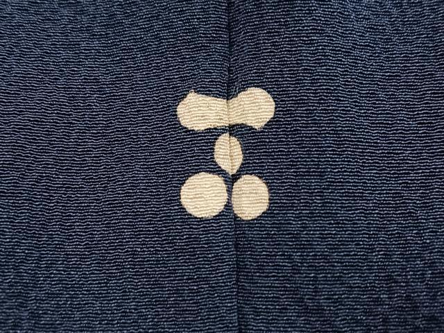 平和屋着物●上質な色無地 藍鉄色 正絹 逸品 AABM8788ph