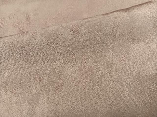 平和屋着物●上質な色無地 樹林地紋 梅染色 正絹 逸品 未使用 AABM8812ph