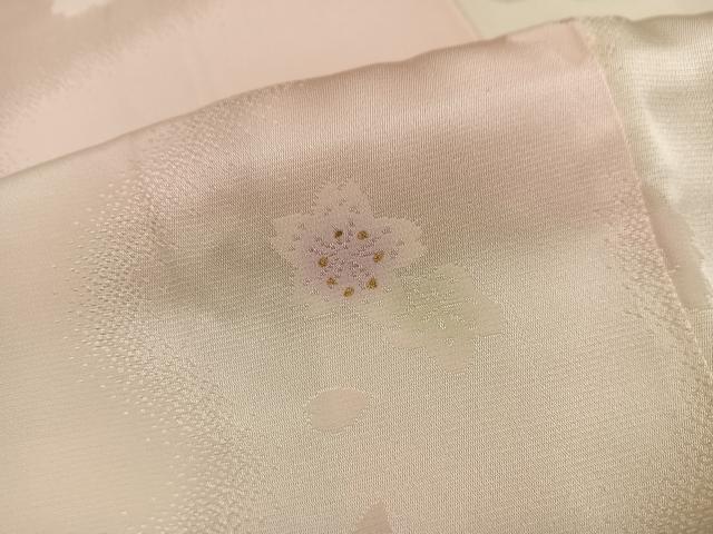 平和屋着物●長襦袢 袷 舞花文 正絹 逸品 未使用 AABM8823ph