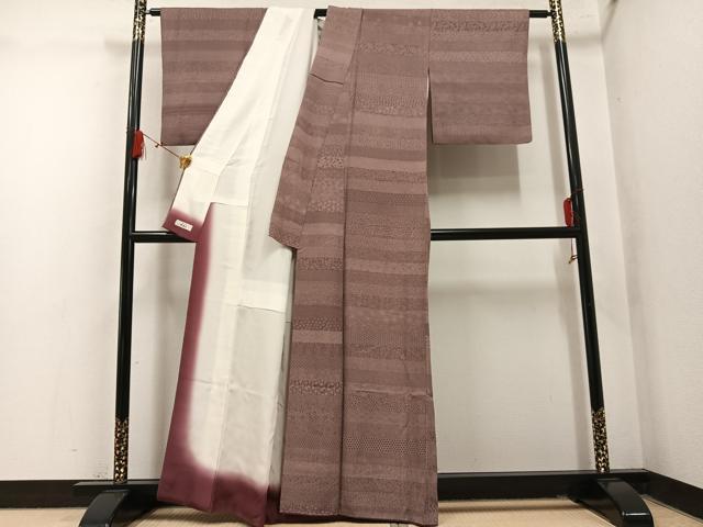 平和屋着物●伝統工芸士 関正三郎 江戸小紋 寄せ小紋柄 百柄 やまと誂製 正絹 逸品 AABM8834ph