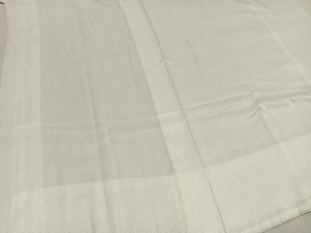 平和屋着物●長襦袢 無双仕立て 紗綾形地紋 東武百貨店扱い 正絹 逸品 AABM8837ph