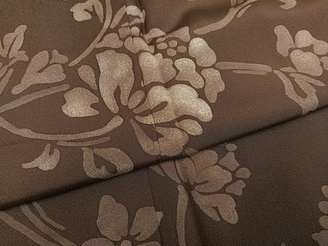 平和屋着物●訪問着 ろうけつ染め 花唐草文 正絹 逸品 AABM8841ph