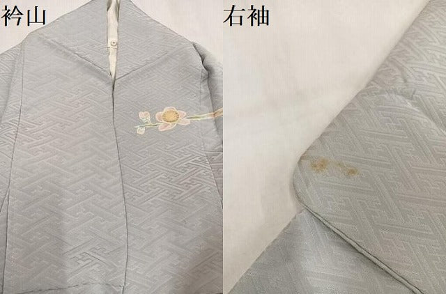 平和屋着物●訪問着 枝花文 正絹 逸品 AABM8845ph