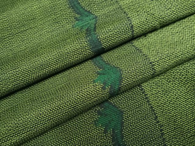 平和屋着物●上質な紬 間道 正絹 逸品 未使用 AABM8863ph