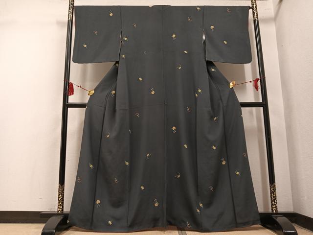 平和屋着物●上質な小紋 宝尽くし 正絹 逸品 AABM8876ph