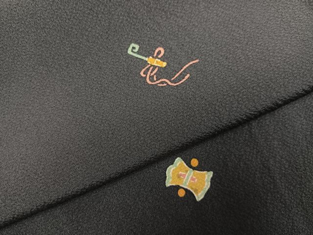 平和屋着物●上質な小紋 宝尽くし 正絹 逸品 AABM8876ph