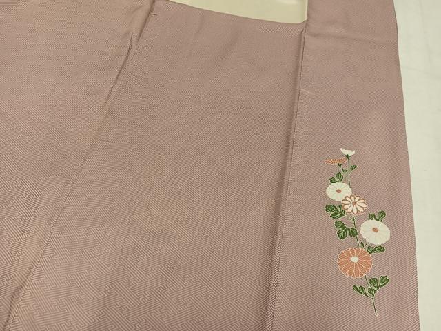 平和屋着物●訪問着 草花文 暈し染め 金彩 正絹 逸品 AABM8899ph