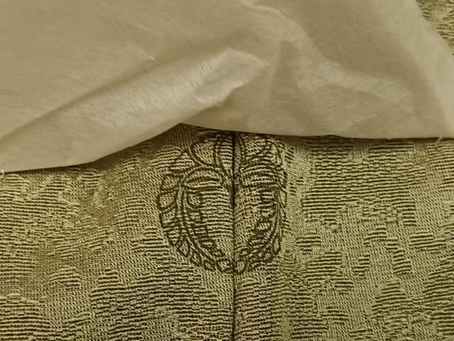 平和屋着物●本草木染作家 圓啓 色留袖 霞地紋 暈し染め さが美扱い 反端付き 正絹 逸品 AABM8905ph