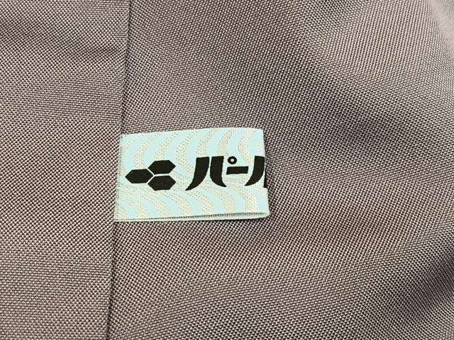 平和屋着物●本場結城紬 重要無形文化財 色無地 薄墨色 正絹 逸品 AABM8913ph
