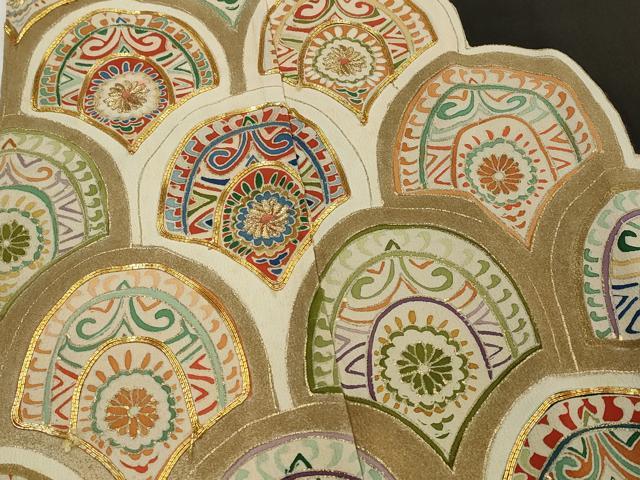 平和屋着物■豪華黒留袖 駒刺繍 花青海波 金彩 正絹 逸品 AABM9341st