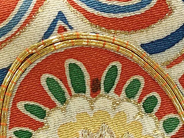 平和屋着物■豪華黒留袖 駒刺繍 花青海波 金彩 正絹 逸品 AABM9341st