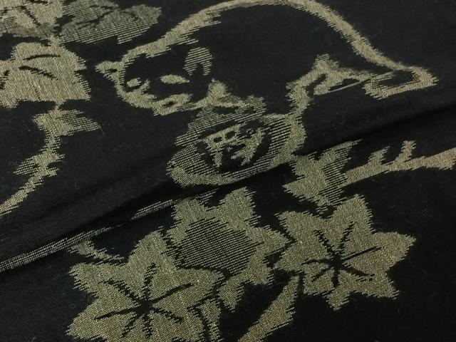 平和屋着物●久留米絣 単衣 金太郎 綿 逸品 AABM9620jh