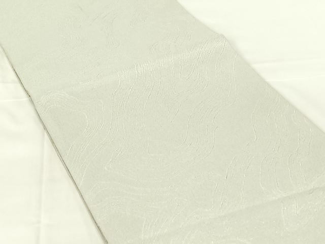 平和屋着物◎両面 全通柄袋帯 流水文 銀糸 正絹 逸品 AABM9777dk