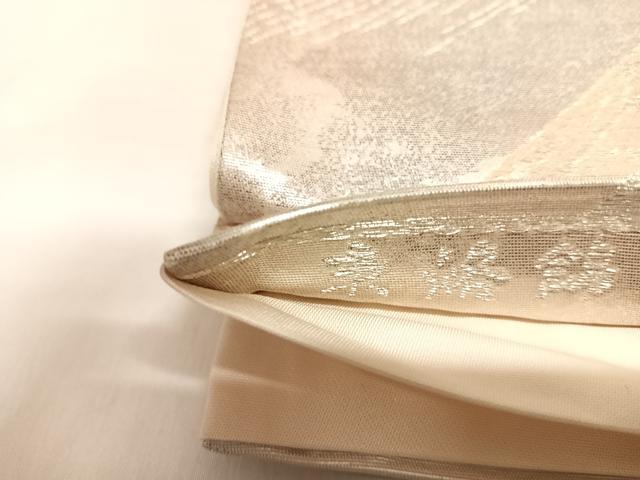 平和屋着物◎六通柄袋帯 京洛錦 二重引箔 金銀糸 正絹 逸品 AABM9846yx