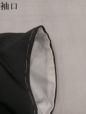 平和屋着物●豪華黒留袖 総刺繍 群れ鶴立波草花文 金糸 正絹 逸品 AABN0486ph