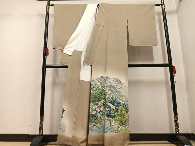 平和屋着物●本加賀友禅作家 西野進 色留袖 北アルプス 暈し染め 証紙付き 正絹 逸品 未使用 AABN0498ph