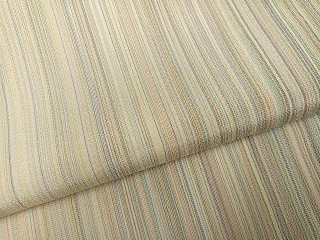 平和屋着物●やまだ織 訪問着 縞 ますいわ屋扱い 正絹 逸品 AABN0530ph