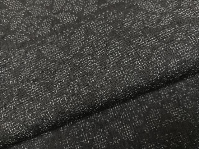 平和屋着物●本場結城紬 重要無形文化財 七宝文 正絹 逸品 AABN0531ph