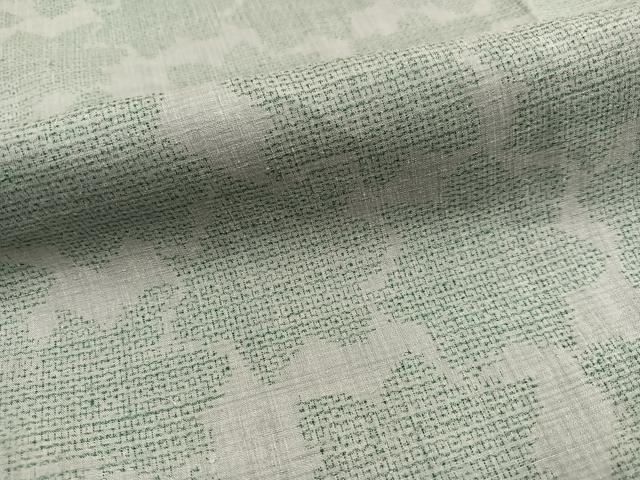 平和屋着物●本場結城紬 重要無形文化財 楓文 正絹 逸品 未使用 AABN0535ph