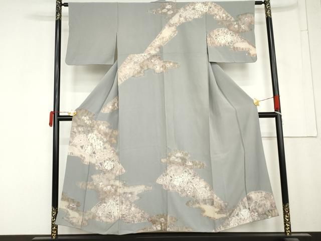 平和屋着物●訪問着 辻が花 絞り 正絹 逸品 AABN0597cs