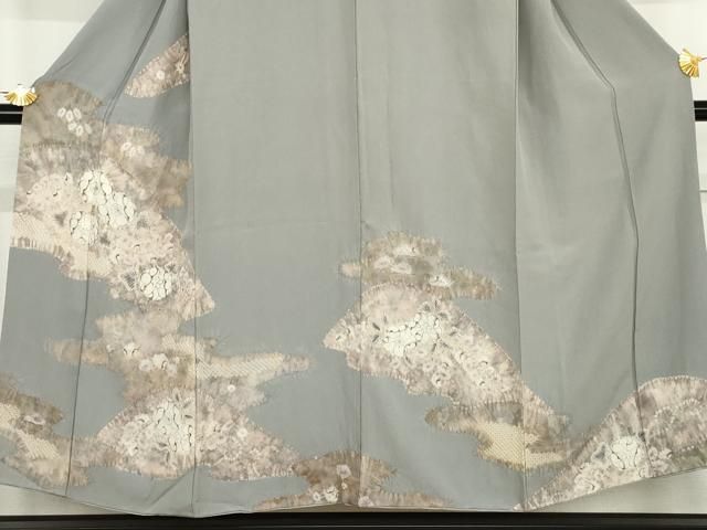 平和屋着物●訪問着 辻が花 絞り 正絹 逸品 AABN0597cs